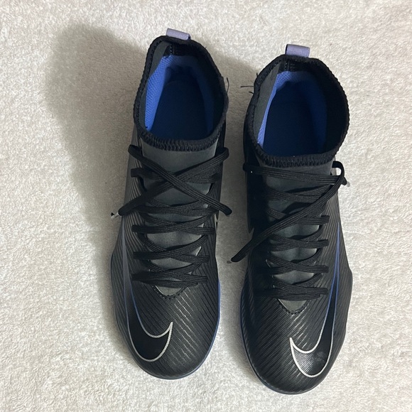 Nike Other - Nike Boy’s Black and Blue Soccer Athletic Shoes